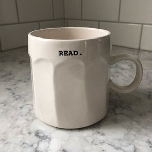 RARE  Rae Dunn oversized mug “READ “